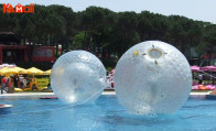 unexpected fun for girls when playing zorb ball